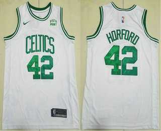 Men%27s Boston Celtics #42 Al Horford White Icon Sponsor Swingman Jersey